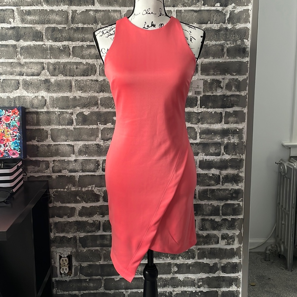 Coral Sleeveless Womens Dress Size Small